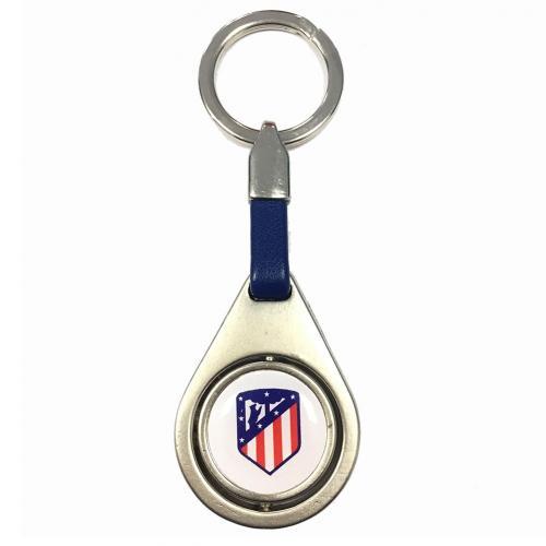 Atletico Madrid F.C. Spinner Keyring BL