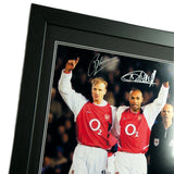 Arsenal F.C. Bergkamp & Henry Signed Framed Print