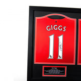 Manchester United F.C. Giggs & Scholes Signed Shirts (Dual Framed)