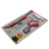 Despicable Me 5pc Stationery Set Fluffy Unicorn