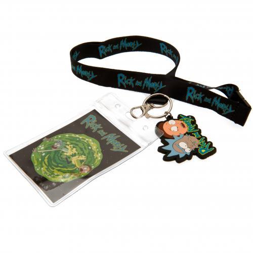 Rick And Morty Lanyard & Keyring Set