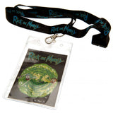 Rick And Morty Lanyard & Keyring Set