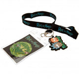 Rick And Morty Lanyard & Keyring Set