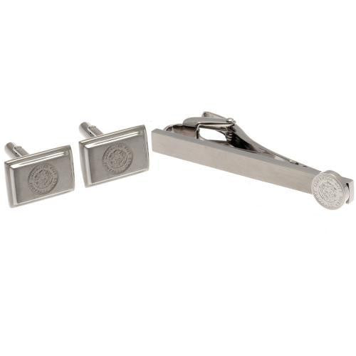 Leicester City F.C. Tie Slide & Cufflink Set