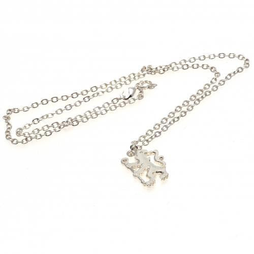 Chelsea F.C. Silver Plated Pendant & Chain LN