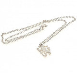 Chelsea F.C. Silver Plated Pendant & Chain LN