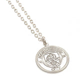Manchester City F.C. Silver Plated Pendant & Chain