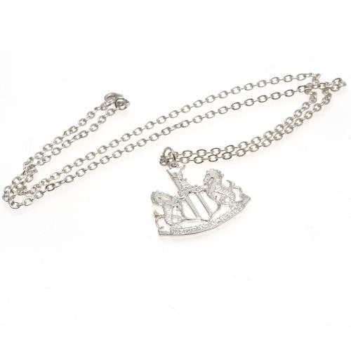Newcastle United F.C. Silver Plated Pendant & Chain