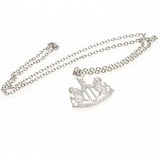 Newcastle United F.C. Silver Plated Pendant & Chain