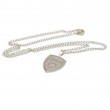 Arsenal F.C. Silver Plated Pendant & Chain XL