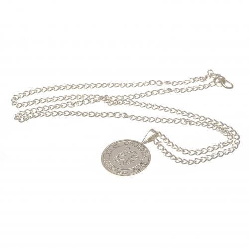 Chelsea F.C. Silver Plated Pendant & Chain XL