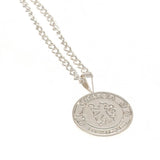 Chelsea F.C. Silver Plated Pendant & Chain XL