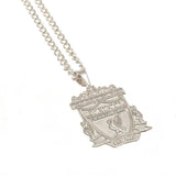 Liverpool F.C. Silver Plated Pendant & Chain XL