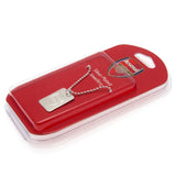 Arsenal F.C. Silver Plated Dog Tag & Chain