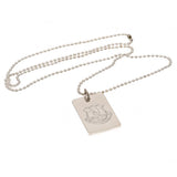 Everton F.C. Silver Plated Dog Tag & Chain