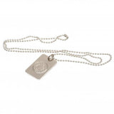 Leicester City F.C. Silver Plated Dog Tag & Chain