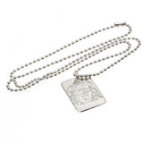 Liverpool F.C. Silver Plated Dog Tag & Chain