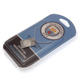 Manchester City F.C. Silver Plated Dog Tag & Chain
