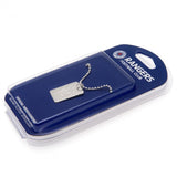 Rangers F.C. Silver Plated Dog Tag & Chain