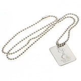 Tottenham Hotspur F.C. Silver Plated Dog Tag & Chain