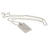 West Ham United F.C. Silver Plated Dog Tag & Chain
