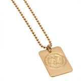 Celtic F.C. Gold Plated Dog Tag & Chain