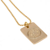Leicester City F.C. Gold Plated Dog Tag & Chain