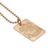 Liverpool F.C. Gold Plated Dog Tag & Chain