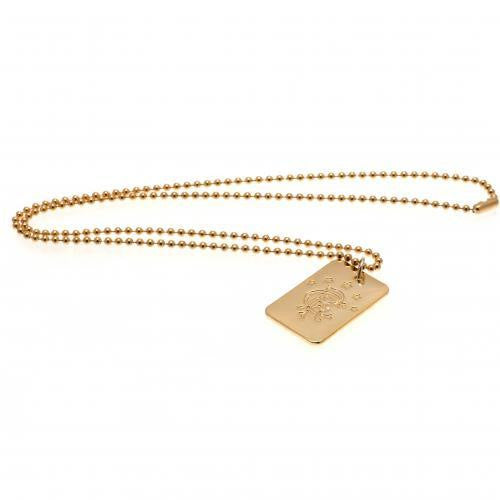 Rangers F.C. Gold Plated Dog Tag & Chain
