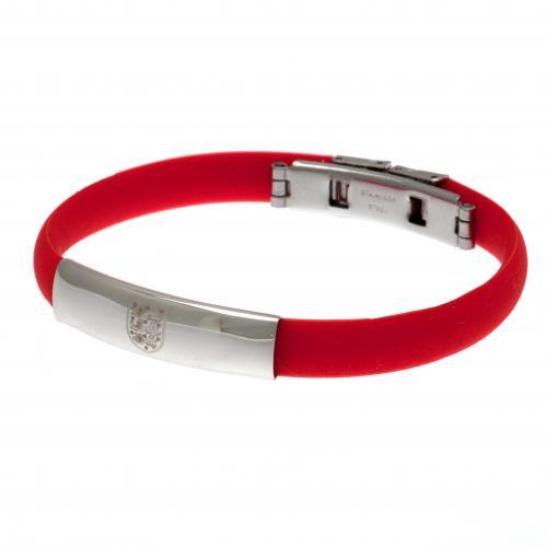 England F.A. Colour Silicone Bracelet