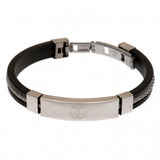 Everton F.C. Silver Inlay Silicone Bracelet