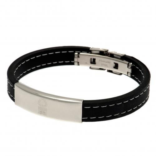 Nottingham Forest F.C. Stitched Silicone Bracelet