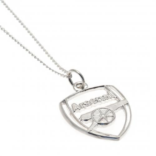 Arsenal F.C. Sterling Silver Pendant & Chain CR