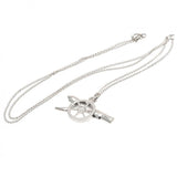 Arsenal F.C. Sterling Silver Pendant & Chain GN