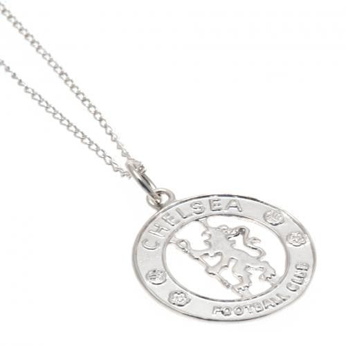 Chelsea F.C. Sterling Silver Pendant & Chain CR