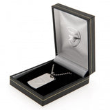 Arsenal F.C. Engraved Crest Dog Tag & Chain