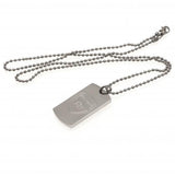 Arsenal F.C. Engraved Crest Dog Tag & Chain