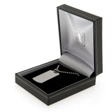 Aston Villa F.C. Engraved Crest Dog Tag & Chain