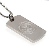 Celtic F.C. Engraved Crest Dog Tag & Chain