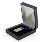 Leicester City F.C. Engraved Crest Dog Tag & Chain