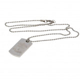 Liverpool F.C. Engraved Crest Dog Tag & Chain CR