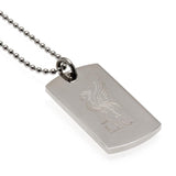 Liverpool F.C. Engraved Crest Dog Tag & Chain LB