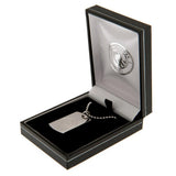 Manchester City F.C. Engraved Crest Dog Tag & Chain