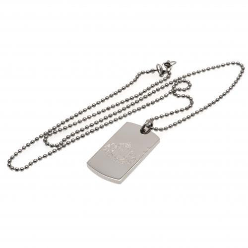 Sunderland A.F.C. Engraved Crest Dog Tag & Chain
