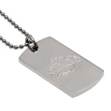 Sunderland A.F.C. Engraved Crest Dog Tag & Chain