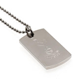 Tottenham Hotspur F.C. Engraved Crest Dog Tag & Chain