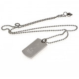Tottenham Hotspur F.C. Engraved Crest Dog Tag & Chain