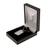 West Ham United F.C. Engraved Crest Dog Tag & Chain