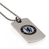 Chelsea F.C. Colour Crest Dog Tag & Chain
