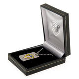 Leeds United F.C. Colour Crest Dog Tag & Chain